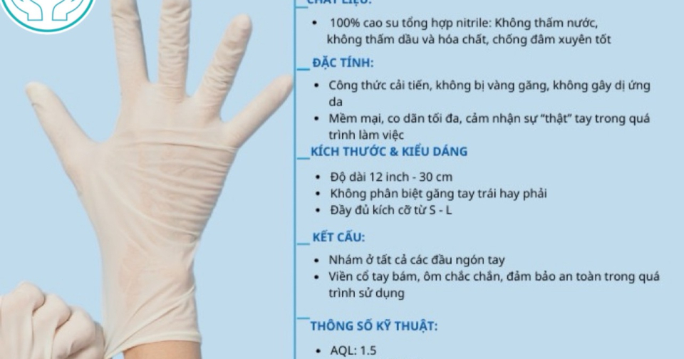 Mức Độ Ôm Sát Tay của Găng Tay Cao Su TỨ QUÝ 17-9-9