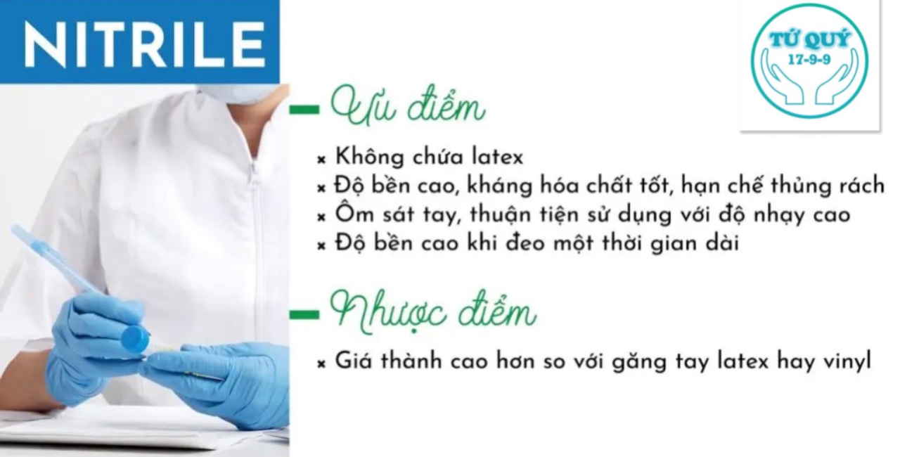 Tầm quan trọng độ dày mỏng của găng tay Nitrile