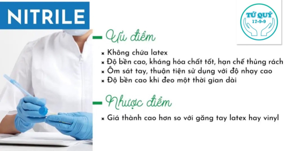 Tầm quan trọng độ dày mỏng của găng tay Nitrile