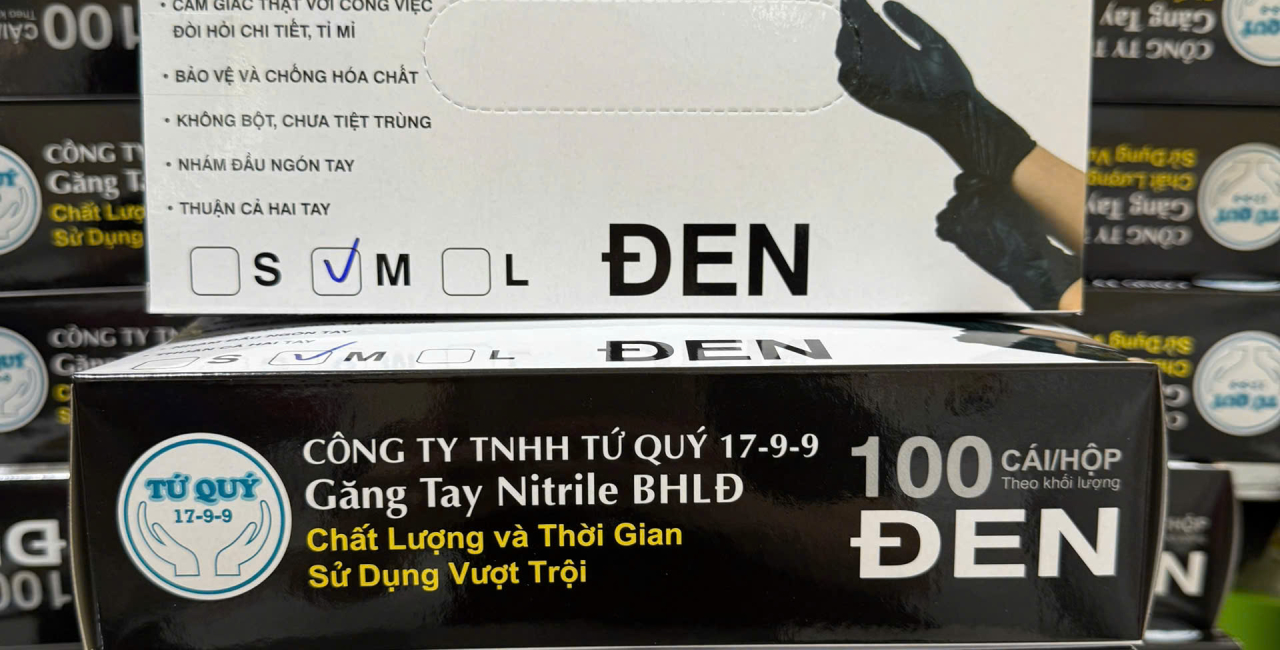 ỨNG DỤNG CỦA GĂNG TAY CAO SU NITRILE ĐEN